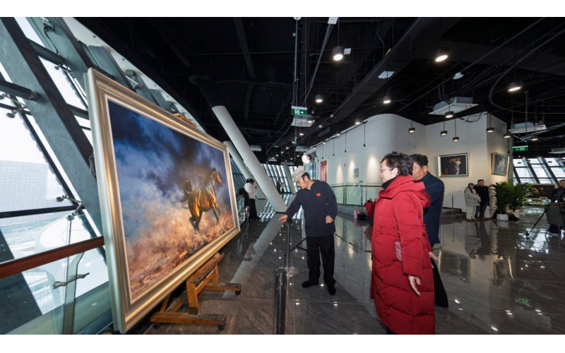 &ldquo;駿影流光&rdquo; 馬年新春藝術展在文化中心開展